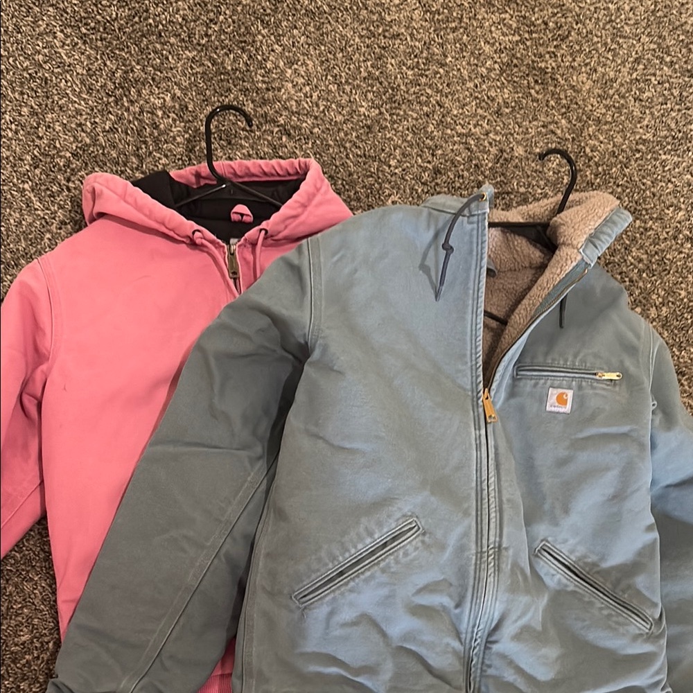 Carhartt Pink and Blue Jackets